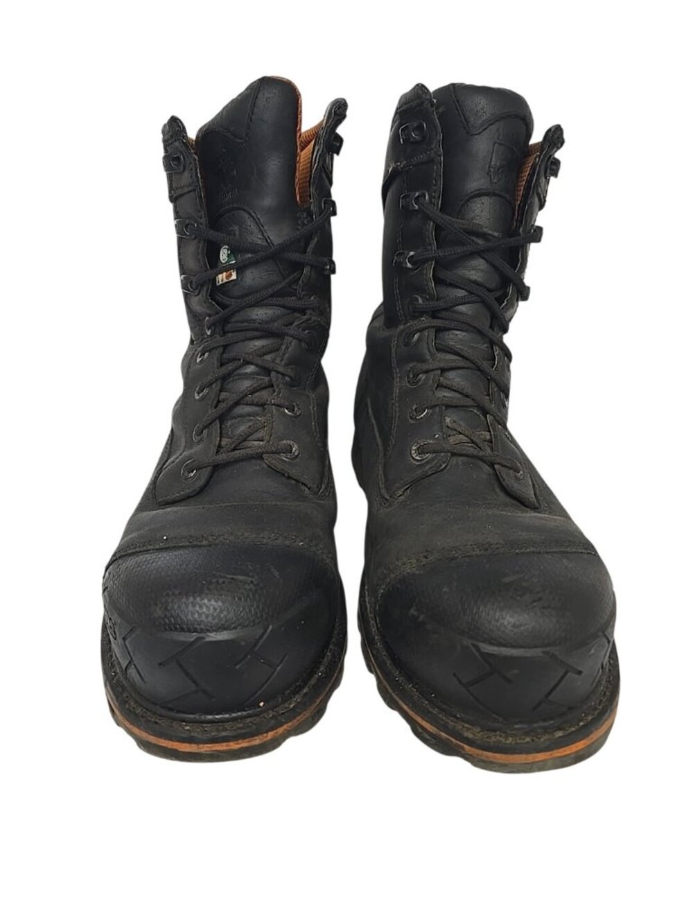 Timberland PRO Men's 8" Boondock Waterproof Work Boots Black 89645 Size 13W - Picture 6 of 7
